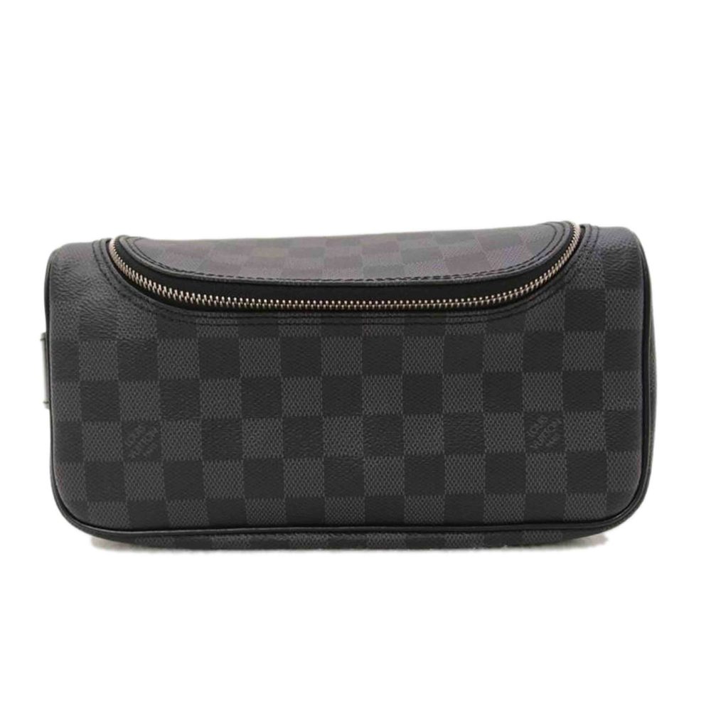 Louis Vuitton Canvas Clutch Graphite Toiletry Damier Pouch - Picture 2 of 6